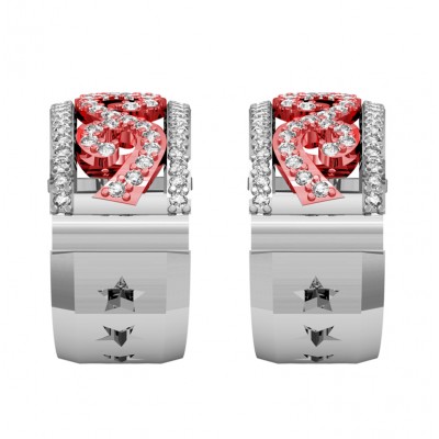 Graceful Half Balis with diamonds